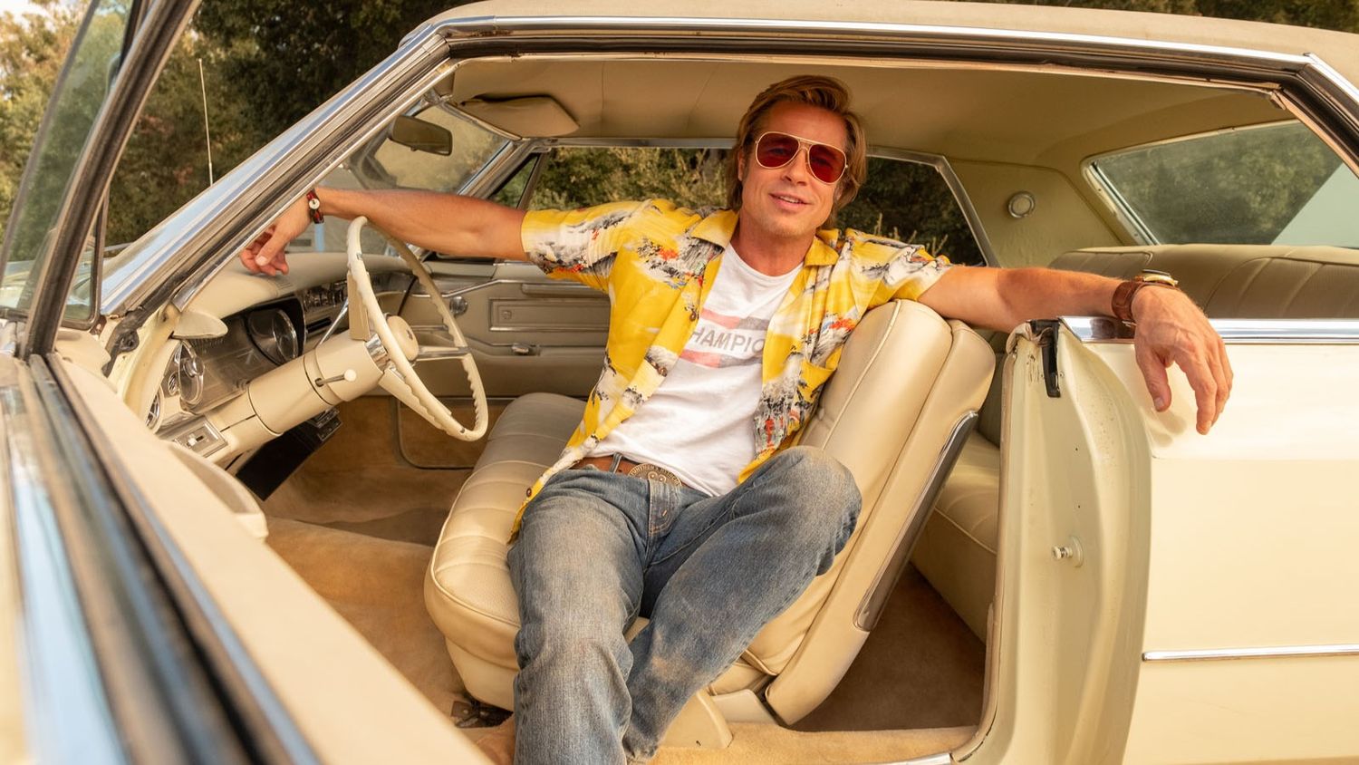 Brad Pitt dans Once Upon  A Time in Hollywood